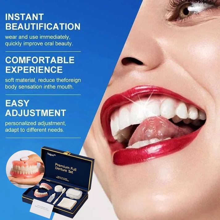 🦷Yagoo® Custom-Fit Full Functional Dentures Make you more confident