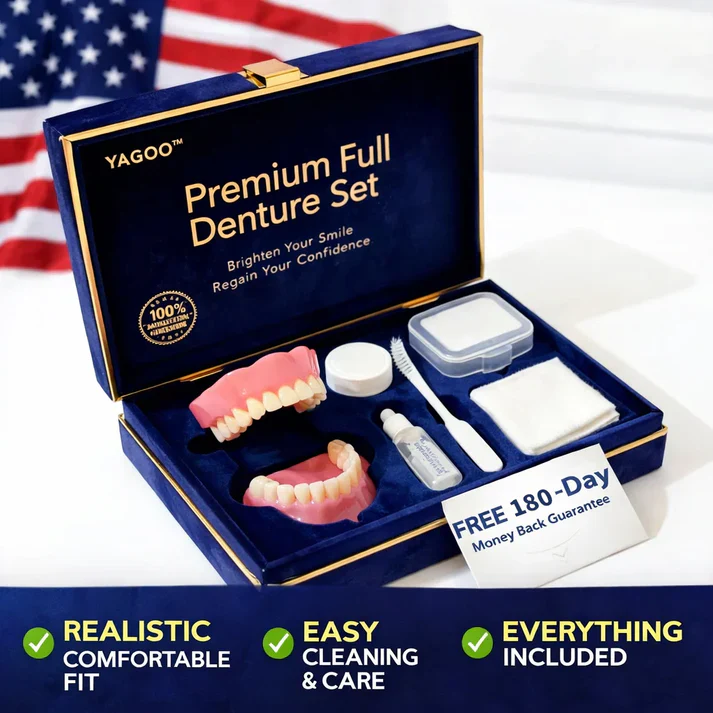 🦷Yagoo® Custom-Fit Full Functional Dentures Make you more confident